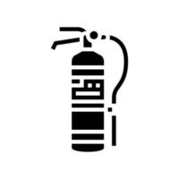 extinguisher tool glyph icon vector illustration