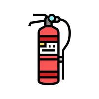 extinguisher tool color icon vector illustration