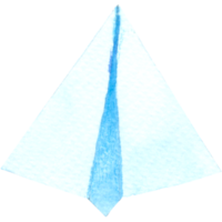 Paper Rocket watercolor cartoon png