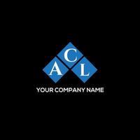 ACL letter logo design on BLACK background. ACL creative initials letter logo concept. ACL letter design. vector