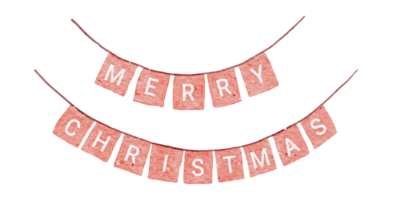 Christmas element watercolor png