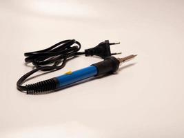 Close up shoot of soldering iron, a tool for soldering electrical components