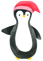 pingvin akvarell tecknad söt png