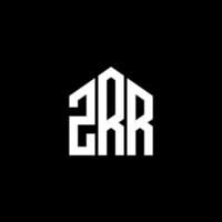 ZRR letter design.ZRR letter logo design on BLACK background. ZRR creative initials letter logo concept. ZRR letter design.ZRR letter logo design on BLACK background. Z vector