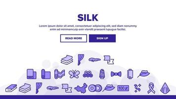 Silk Landing Header Vector