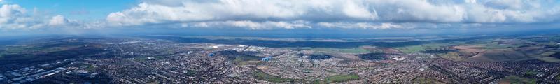Most Beautiful Aerial Panoramic footage and High Angle View of England Great Britain, photo