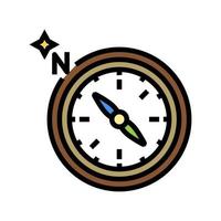 compass tool color icon vector illustration