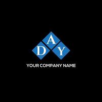 DAY letter logo design on BLACK background. DAY creative initials letter logo concept. DAY letter design. vector