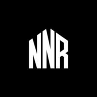 NNR letter design.NNR letter logo design on BLACK background. NNR creative initials letter logo concept. NNR letter design.NNR letter logo design on BLACK background. N vector