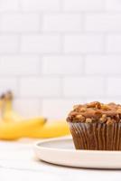 Banana Nut Muffin In A Kitchen photo