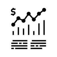 investment infographic glyph icon vector isolated illustration