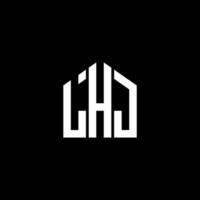 LHJ letter design.LHJ letter logo design on BLACK background. LHJ creative initials letter logo concept. LHJ letter design.LHJ letter logo design on BLACK background. L vector