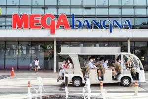 At the entrance of the Mega Bangna shopping mall. Mega Bangna shopping mall, Convenience and comprehensive shopping choices. photo