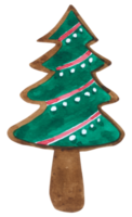 Christmas cookie watercolor png