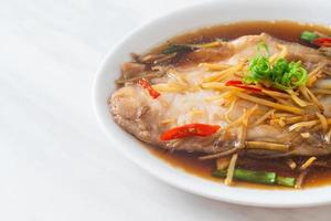 Steamed Fish with Soy Sauce photo