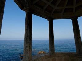 Traffic circle on the coastal road of s'Agaro on the Costa Brava photo