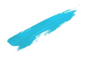 light blue brush isolated on a white background photo