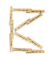 Clothespin letter B photo