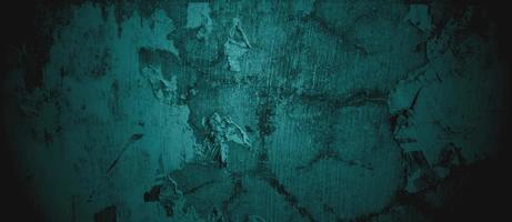 Dark blue Wall Texture Background. Halloween background scary. Blue and Black grunge background with scratches photo