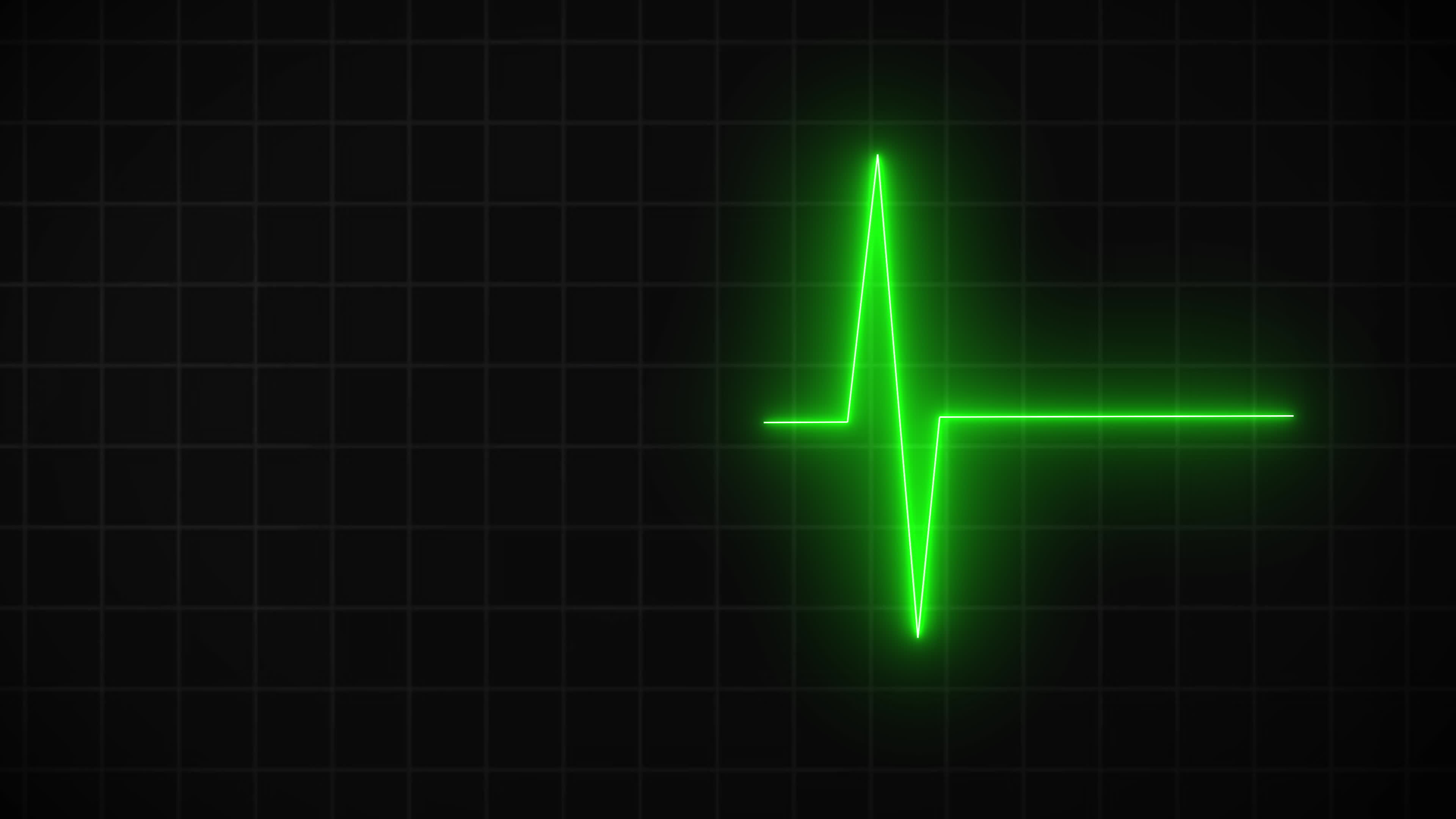 Medical Monitor Screen On Normal Heart Stock Footage Video (100