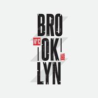 Brooklyn t-shirt and apparel design vector