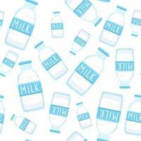 Milk seamless pattern.eps vector