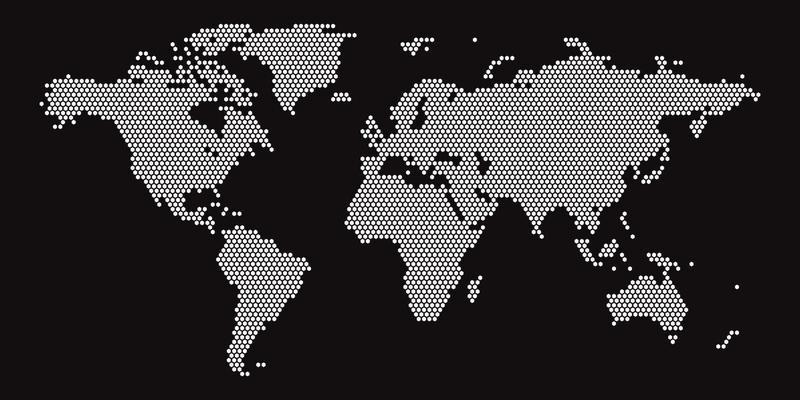 World Map White Vector Art, Icons, and Graphics for Free Download