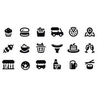 restaurant icons vector design