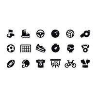 diseño vectorial de iconos deportivos