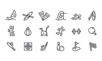 sport icons vector design