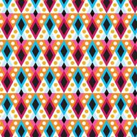 seamless geometric pattern with triangles vector