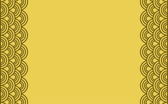 Japaneese Circle Background Wallpaper Left To Right Side With Empty Space In The Middle vector