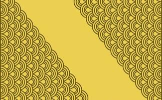 Triangle Ornament With Circle Inside On The Corner Of The Frame Beautifull Geometric Wallpaper Background vector