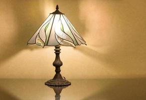 table lamp on desk photo