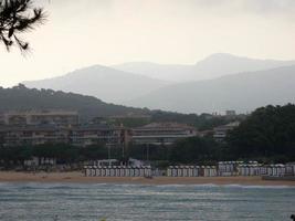 playa de s'agaro en la costa brava catalana, españa foto
