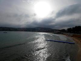 playa de s'agaro en la costa brava catalana, españa foto