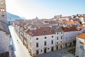 casco antiguo dubrovnik murallas de la ciudad vista foto