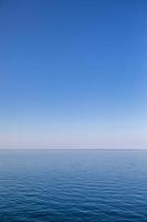 Blue Ocean Or Sea Water Horizon photo