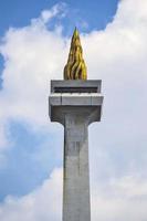 Central Jakarta, Jakarta, Indonesia, May 16th 2022. The national monument of Indonesia called Monas. photo