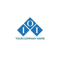 IOI creative initials letter logo concept. IOI letter design.IOI letter logo design on WHITE background. IOI creative initials letter logo concept. IOI letter design. vector