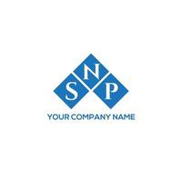 SNP letter logo design on WHITE background. SNP creative initials letter logo concept. SNP letter design. vector