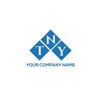 TNY letter logo design on WHITE background. TNY creative initials letter logo concept. TNY letter design. vector