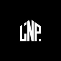 LNP letter design.LNP letter logo design on BLACK background. LNP creative initials letter logo concept. LNP letter design.LNP letter logo design on BLACK background. L vector