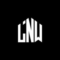 LNW letter design.LNW letter logo design on BLACK background. LNW creative initials letter logo concept. LNW letter design.LNW letter logo design on BLACK background. L vector