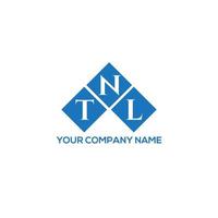 TNL creative initials letter logo concept. TNL letter design.TNL letter logo design on WHITE background. TNL creative initials letter logo concept. TNL letter design. vector