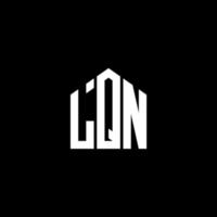 diseño de logotipo de letra lqn sobre fondo negro. Concepto de logotipo de letra de iniciales creativas lqn. diseño de letra lqn. vector