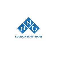 NNG letter logo design on WHITE background. NNG creative initials letter logo concept. NNG letter design. vector