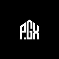 PGX letter design.PGX letter logo design on BLACK background. PGX creative initials letter logo concept. PGX letter design.PGX letter logo design on BLACK background. P vector