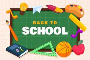 Back to School Background vector