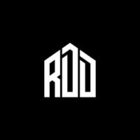 diseño de logotipo de letra rdd sobre fondo negro. concepto de logotipo de letra de iniciales creativas rdd. diseño de letras rdd. vector